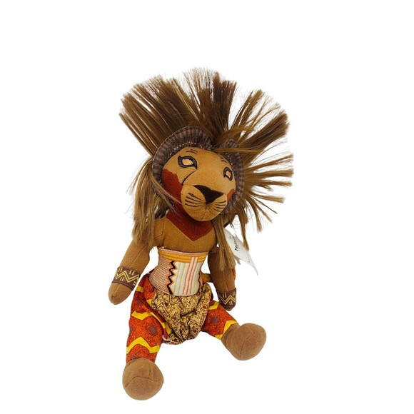 Disney Lion King Broadway Musical 11" African Simba Stuffed Animal Plush Toy - Picture 2 of 13
